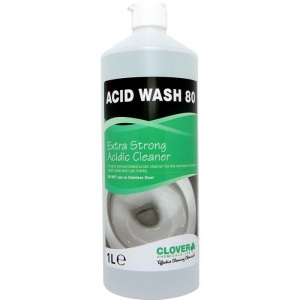 12 x 1 litre Clover Acid Wash 80 powerful toilet cleaner descaler
